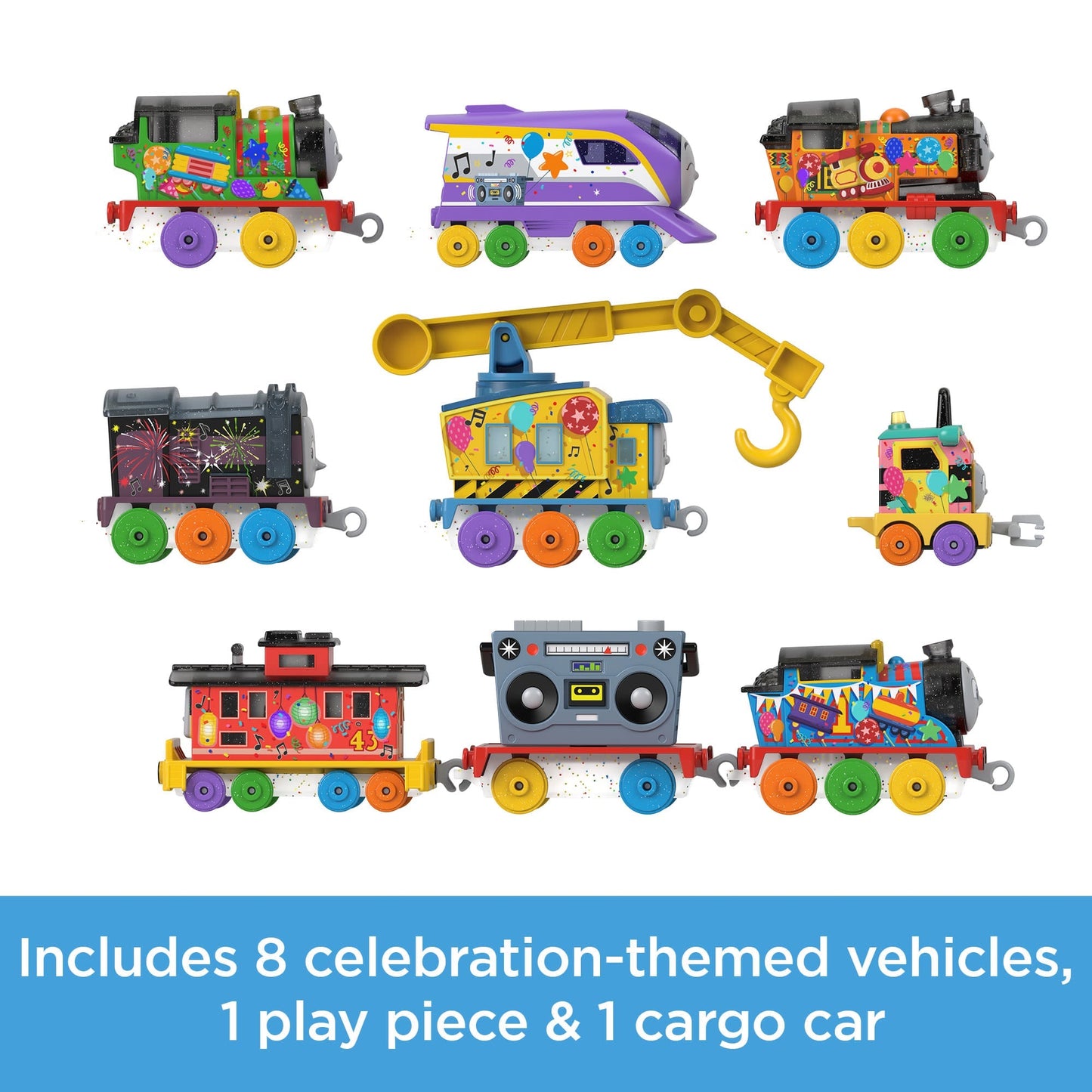 Thomas & Friends Thomas¡¯ 7 Days Of Surprises Gift Set Of Diecast Toy Trains & Vehicles, 10 Pieces