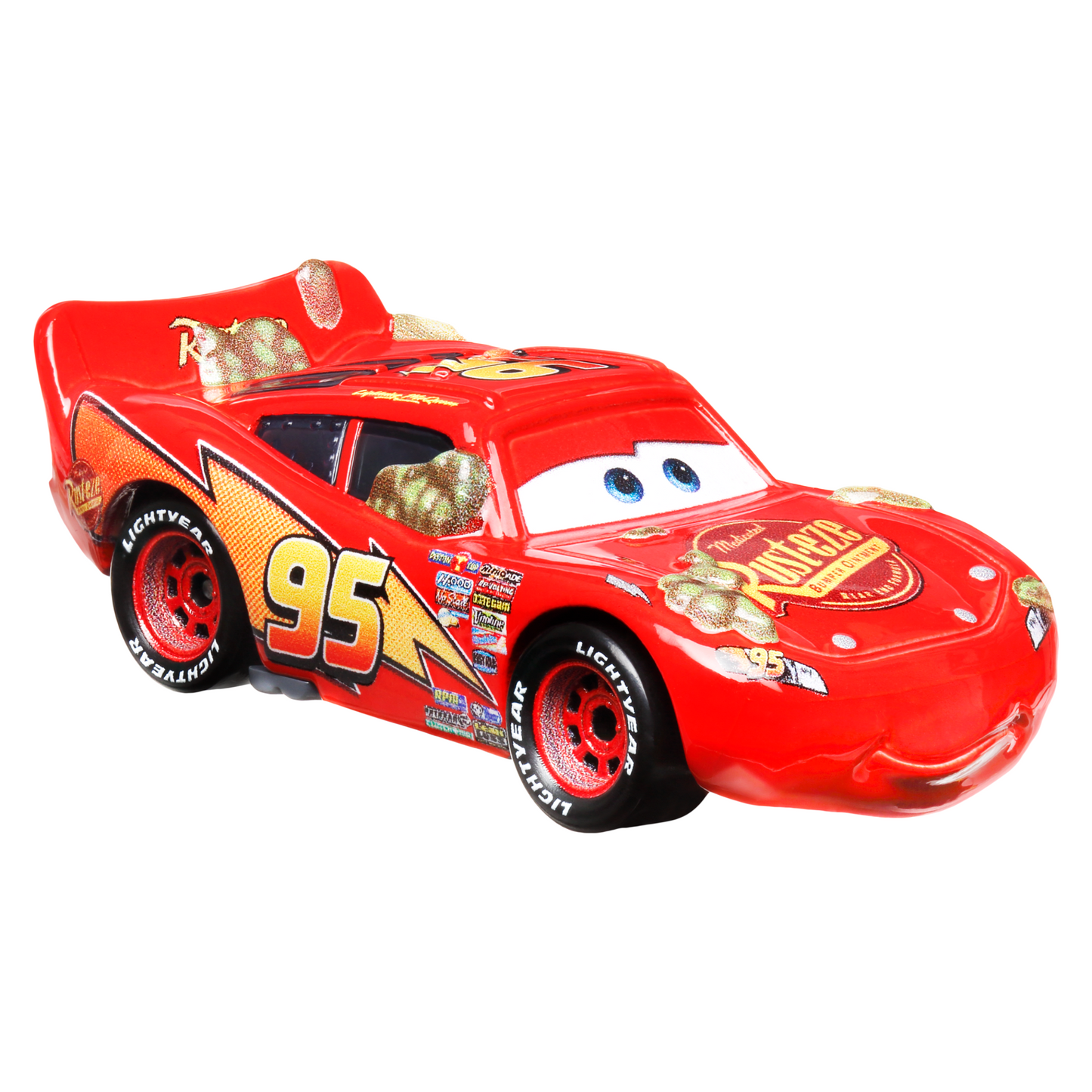 Carros da Disney e Pixar Diecast Ve¨ªculo de Brinquedo Pacote de 2 Mate & Relampago McQueen Cacto