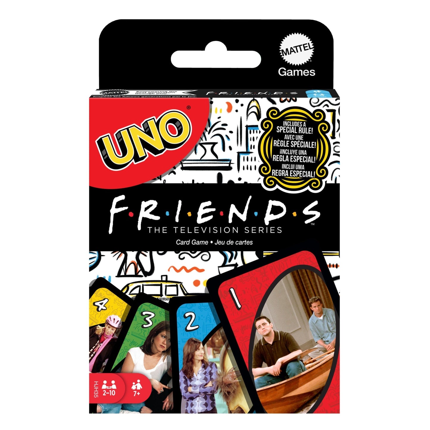 Uno Friends  Jeu de Cartes Pour Soir¨¦es de Jeu en Famille, Adultes