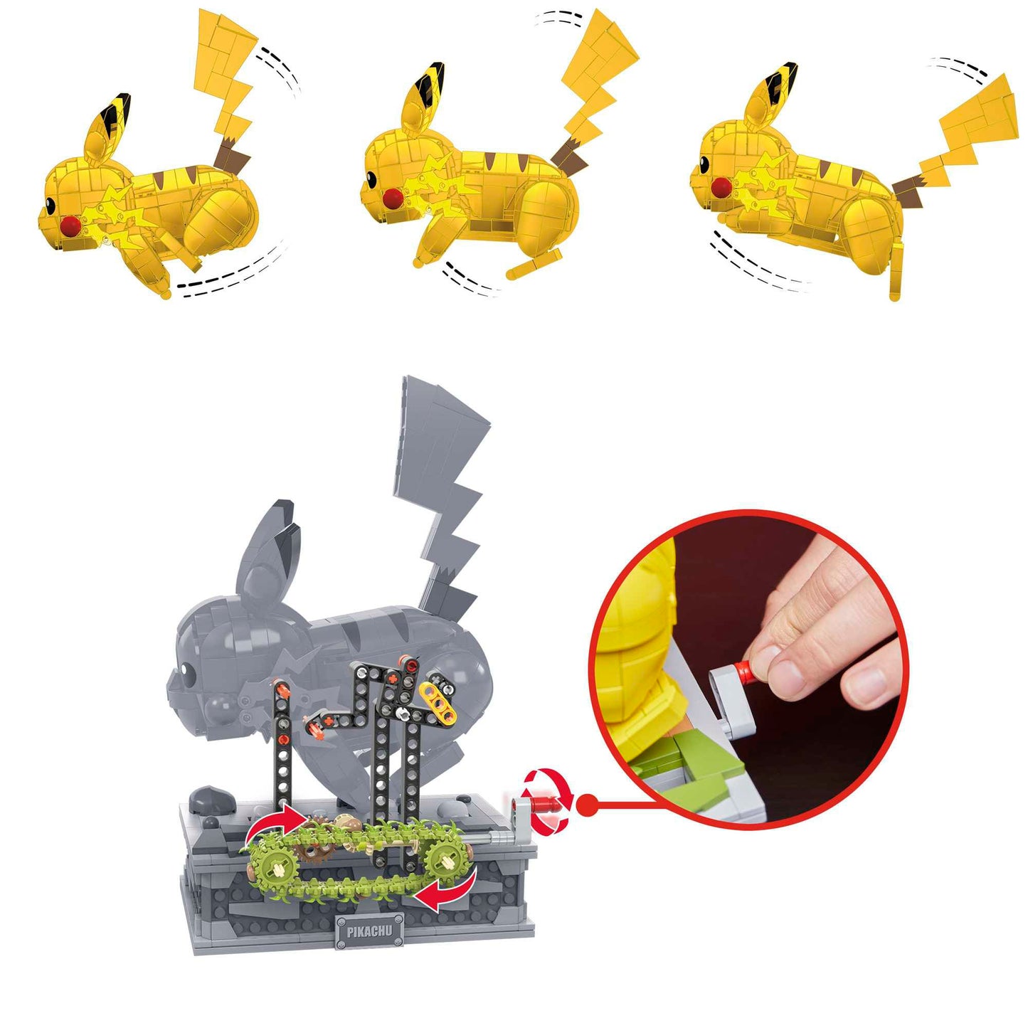 MEGA Pok¨¦mon Jogo de Constru??o Motion Pikachu