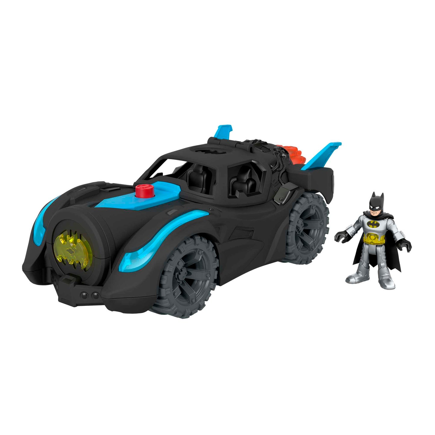 Imaginext DC Super Friends Figura de A??o Batm¨®vel Bat-Tech Deluxe