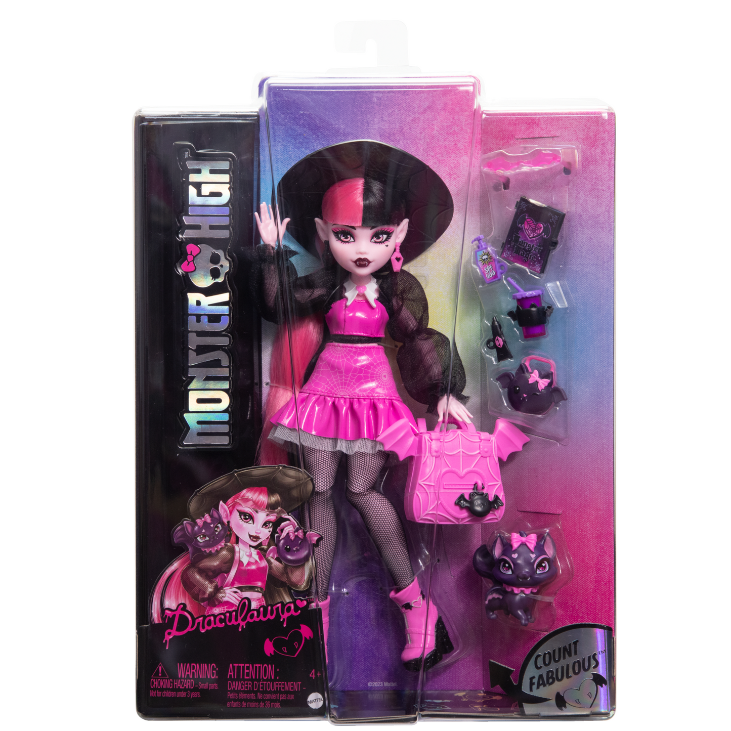 Monster High  Poup¨¦e Mode  Draculaura Avec Comte Fabuleux, Access.