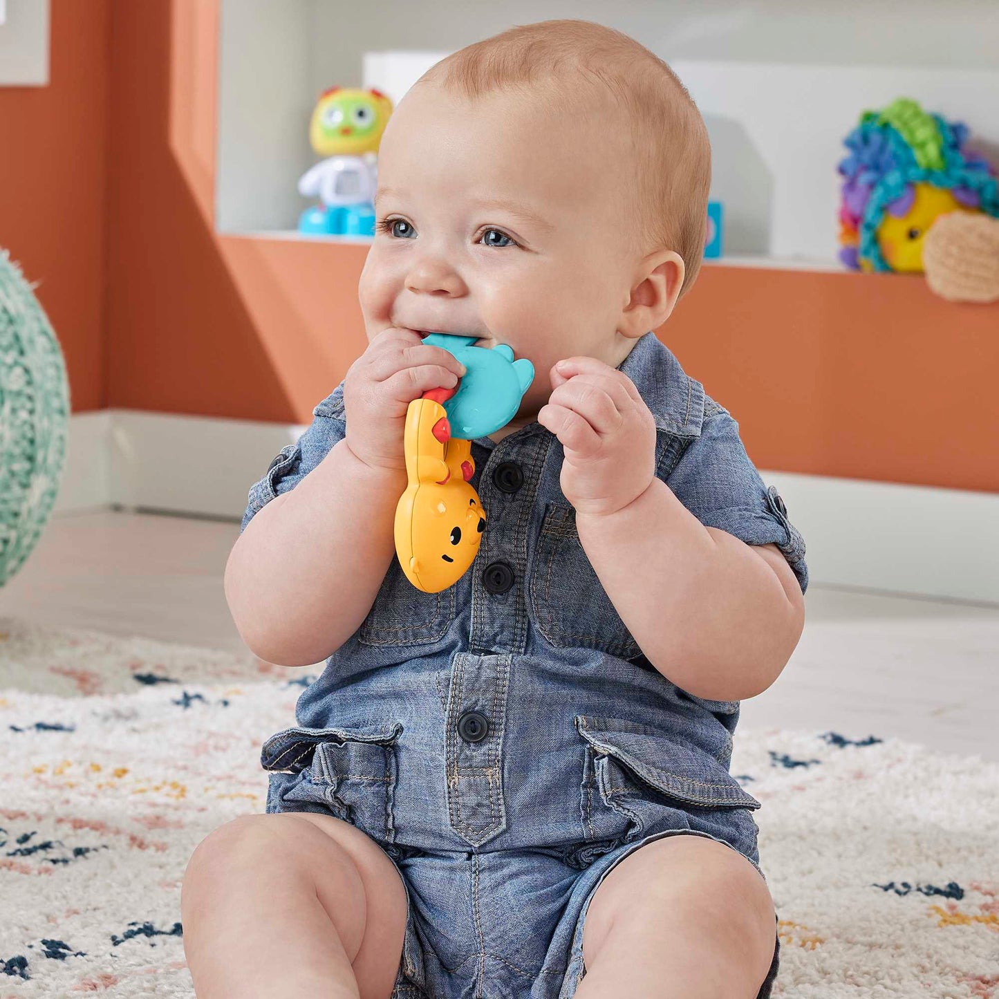 Fisher-Price Baby Sonaja para Beb¨¦s Sensimals Leopardo