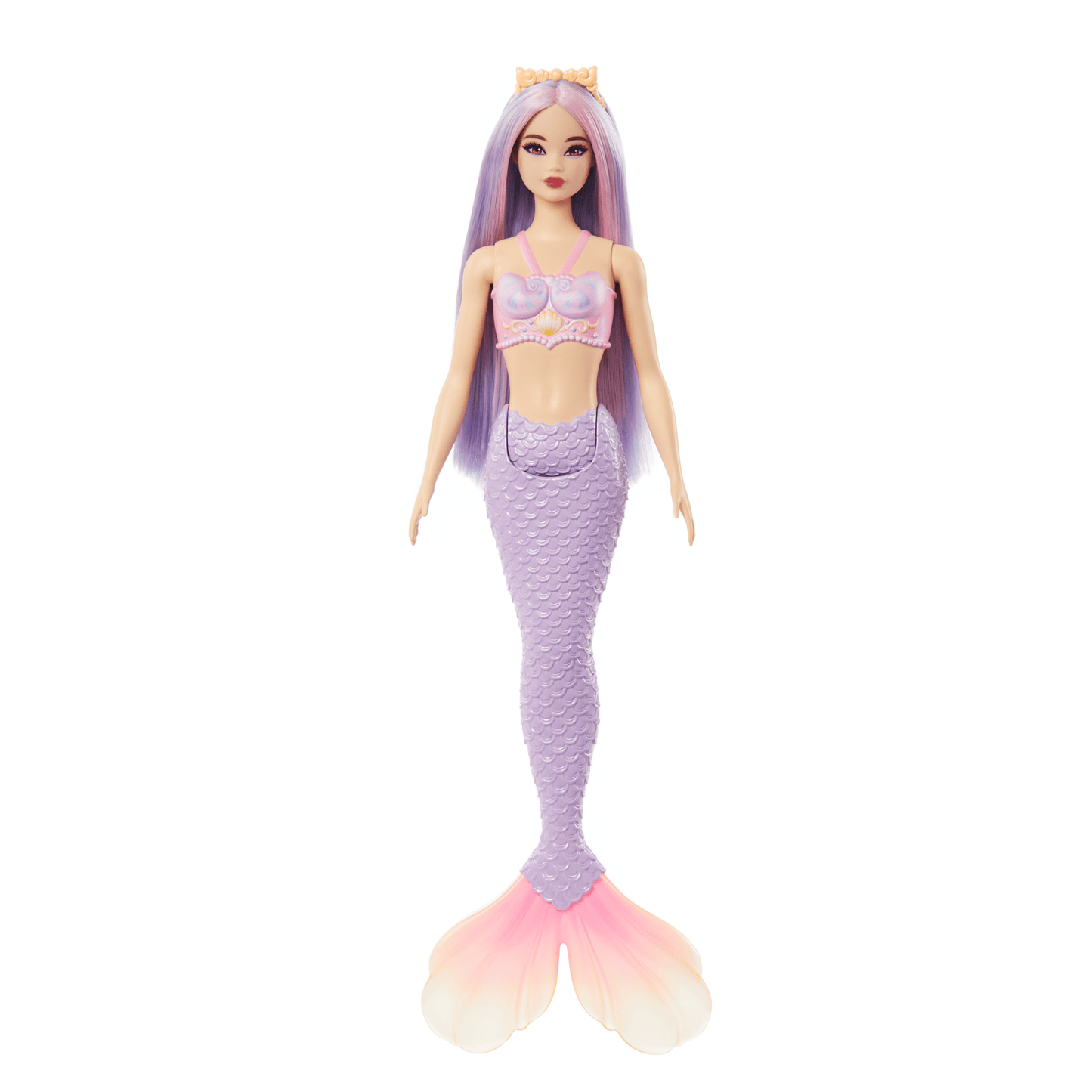 Barbie Fantasia Boneca Sereia com Cabelo Lil¨¢s