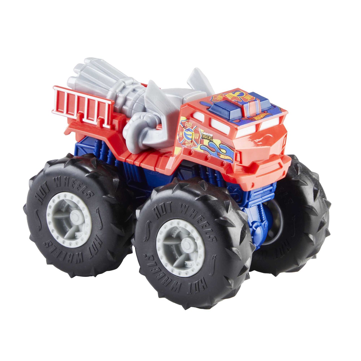 Hot Wheels Monster Trucks Veh¨ªculo de Juguete 1:43 Llantas Todo Terreno 5 Alarm