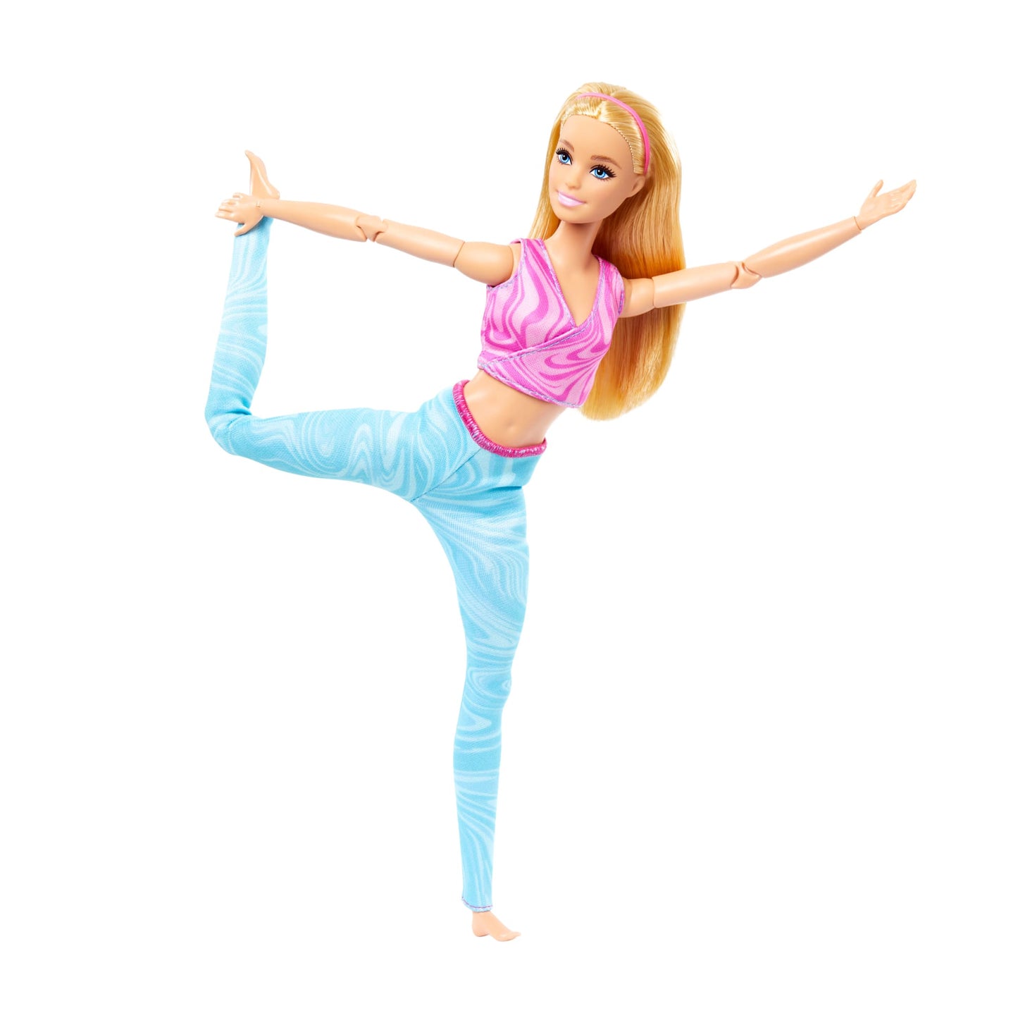 Barbie-Barbie Fitness-Poup¨¦e Blonde Articul¨¦e Avec Tenue Amovible